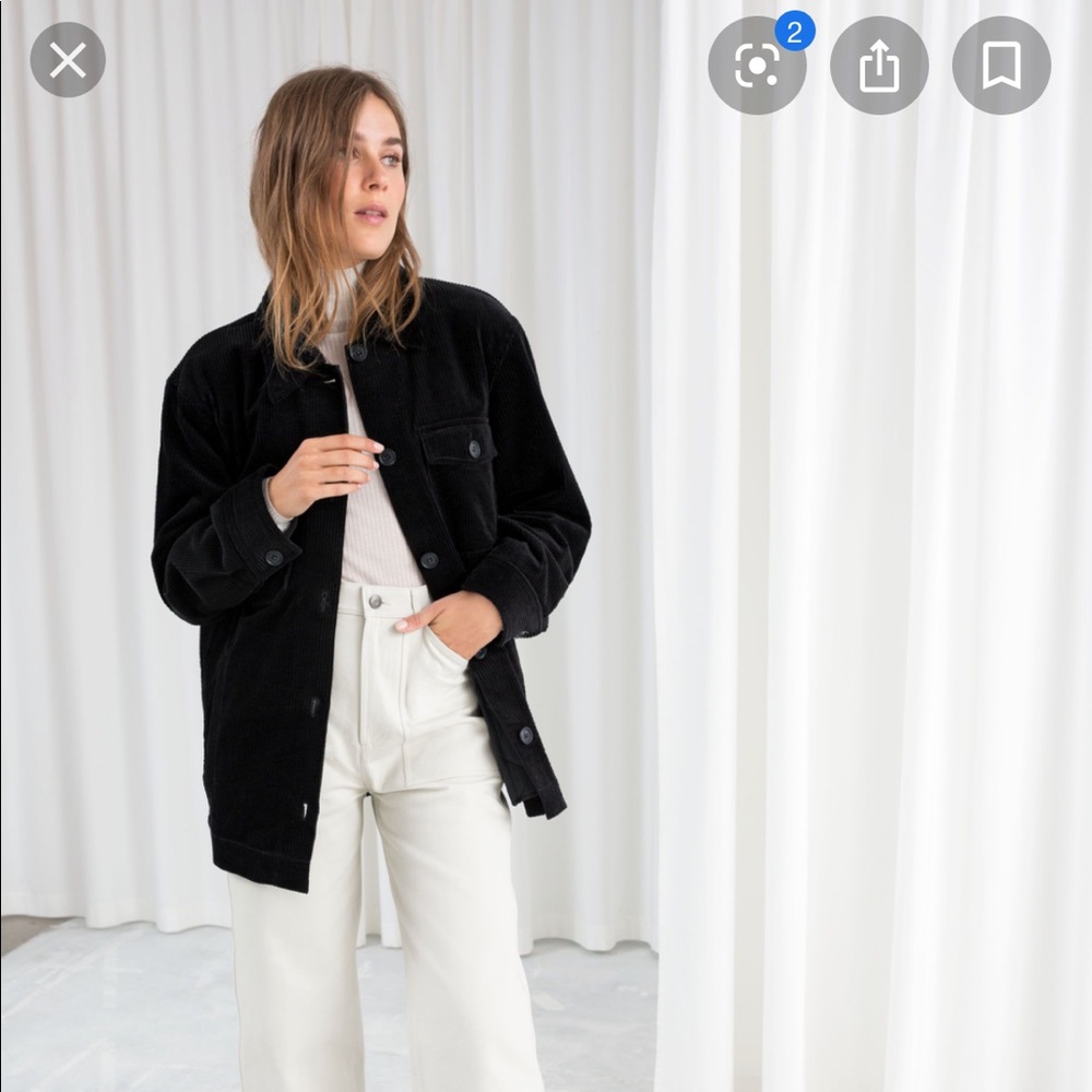 &Other Stories Oversized Corduroy Jacket